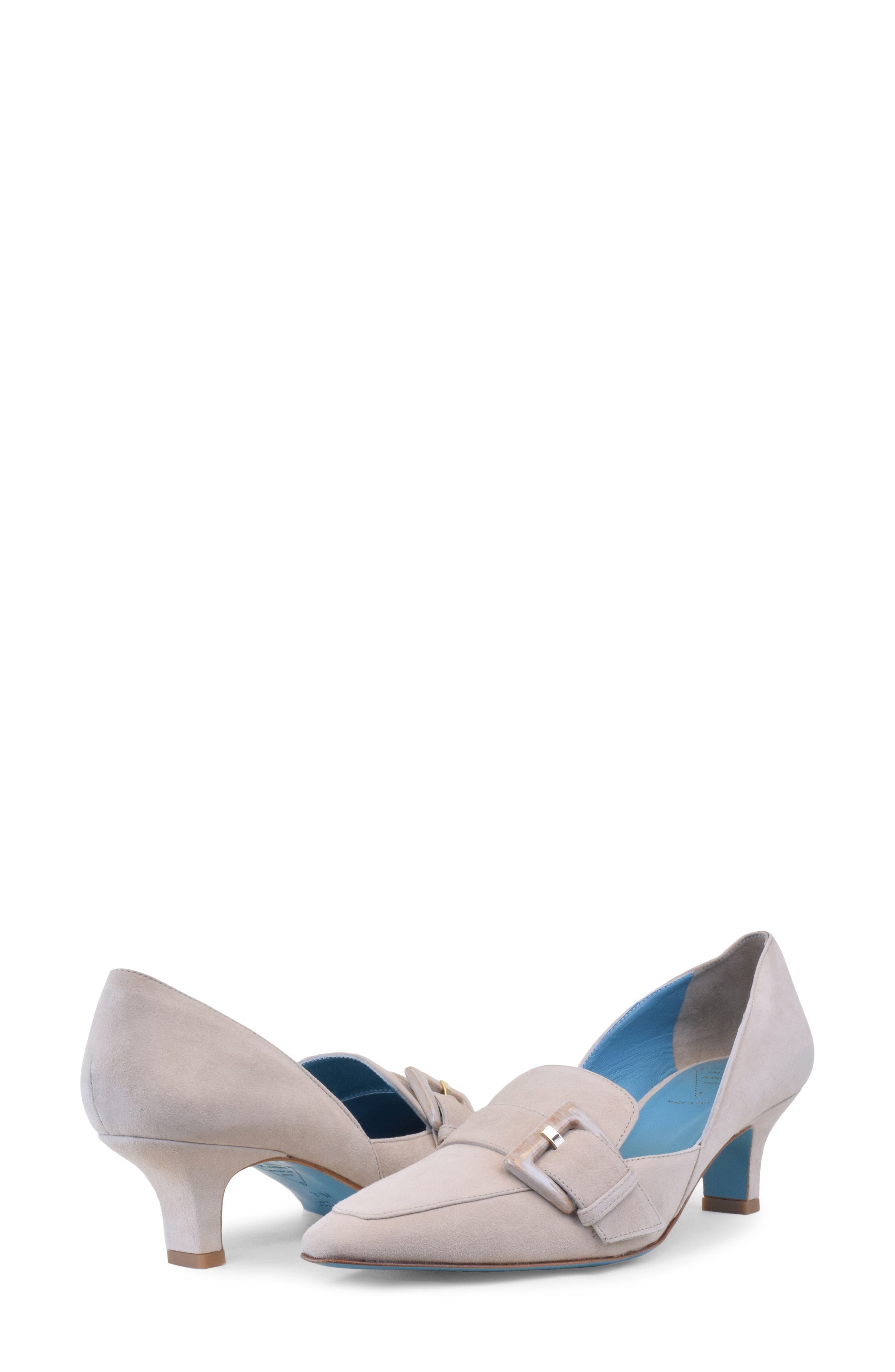 Valentina Rangoni Douglas Buckle Kitten Heel Pump, Alternate, color, 