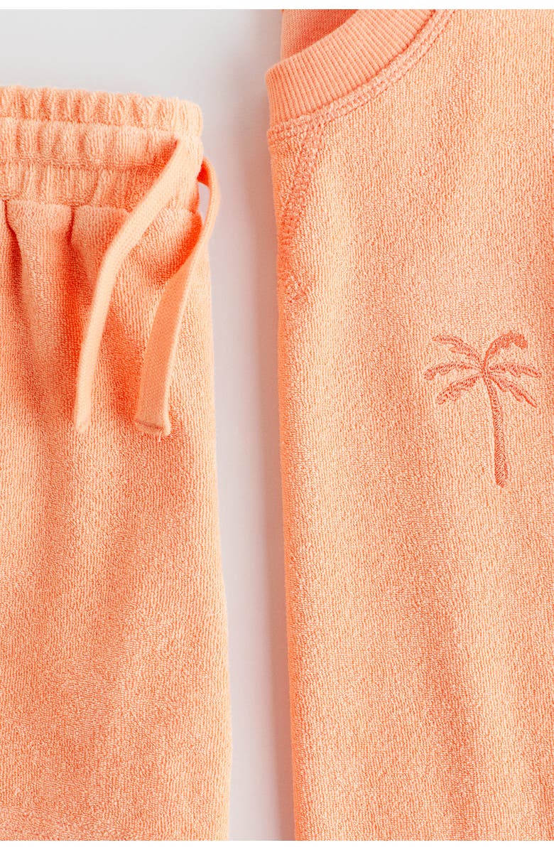 H&M 2-piece terry set, Alternate, color, Orange