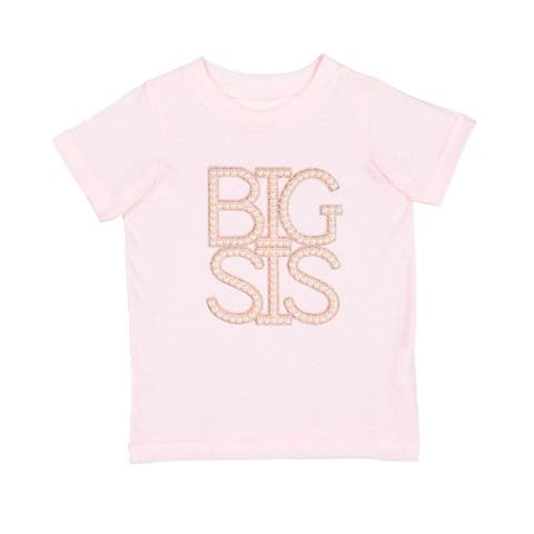 Big Sis Pearl Patch Short Sleeve T-Shirt (Toddler, Little Kid & Big Kid)