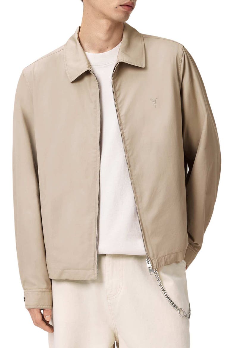 Trey Cotton Blend Jacket, Alternate, color, SANDSTONE BROWN