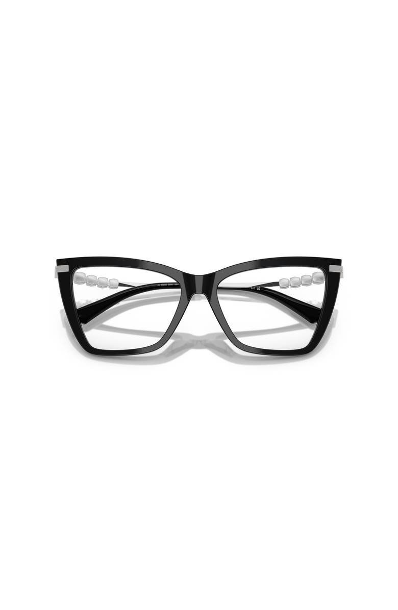 Jimmy Choo 55mm Cat Eye optical glasses, Alternate, color, Black