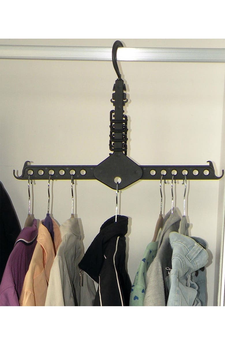 SALAV Black Multi-Function Hanger, Main, color,