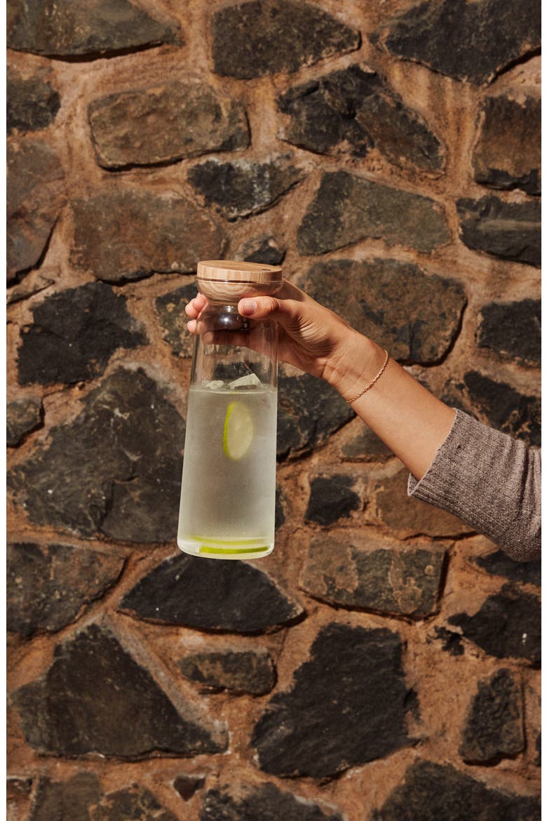 Teeter Glass Carafe, Alternate, color, NO COLOR