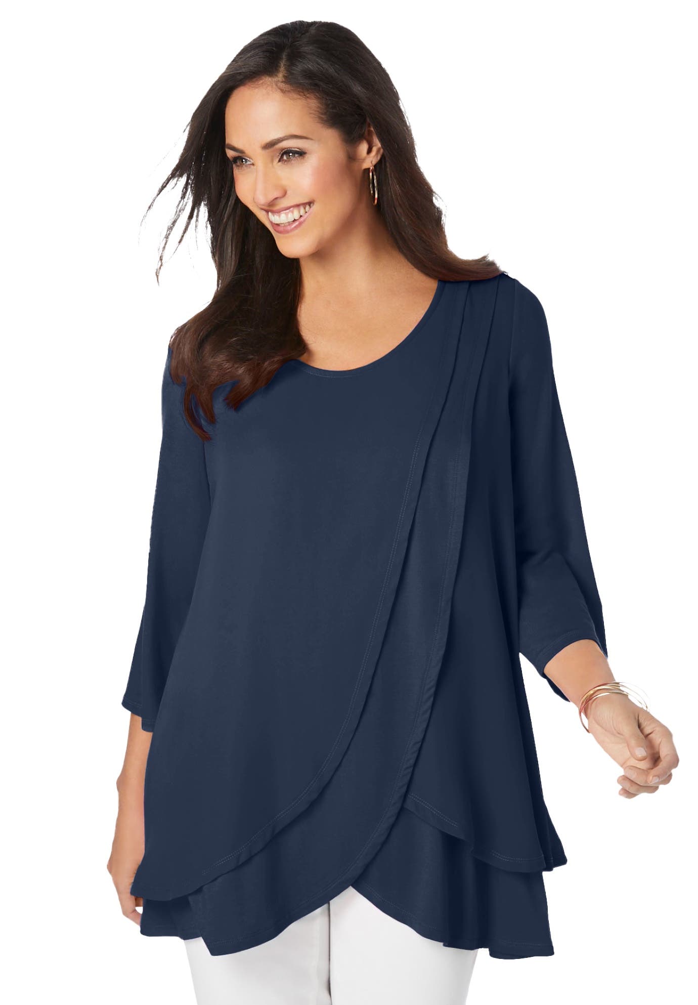 Double-Layer High-Low Tunic - image 4