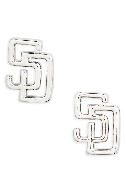San Diego Padres Logo Stud Earrings