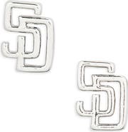 Luv AJ San Diego Padres Logo Stud Earrings
