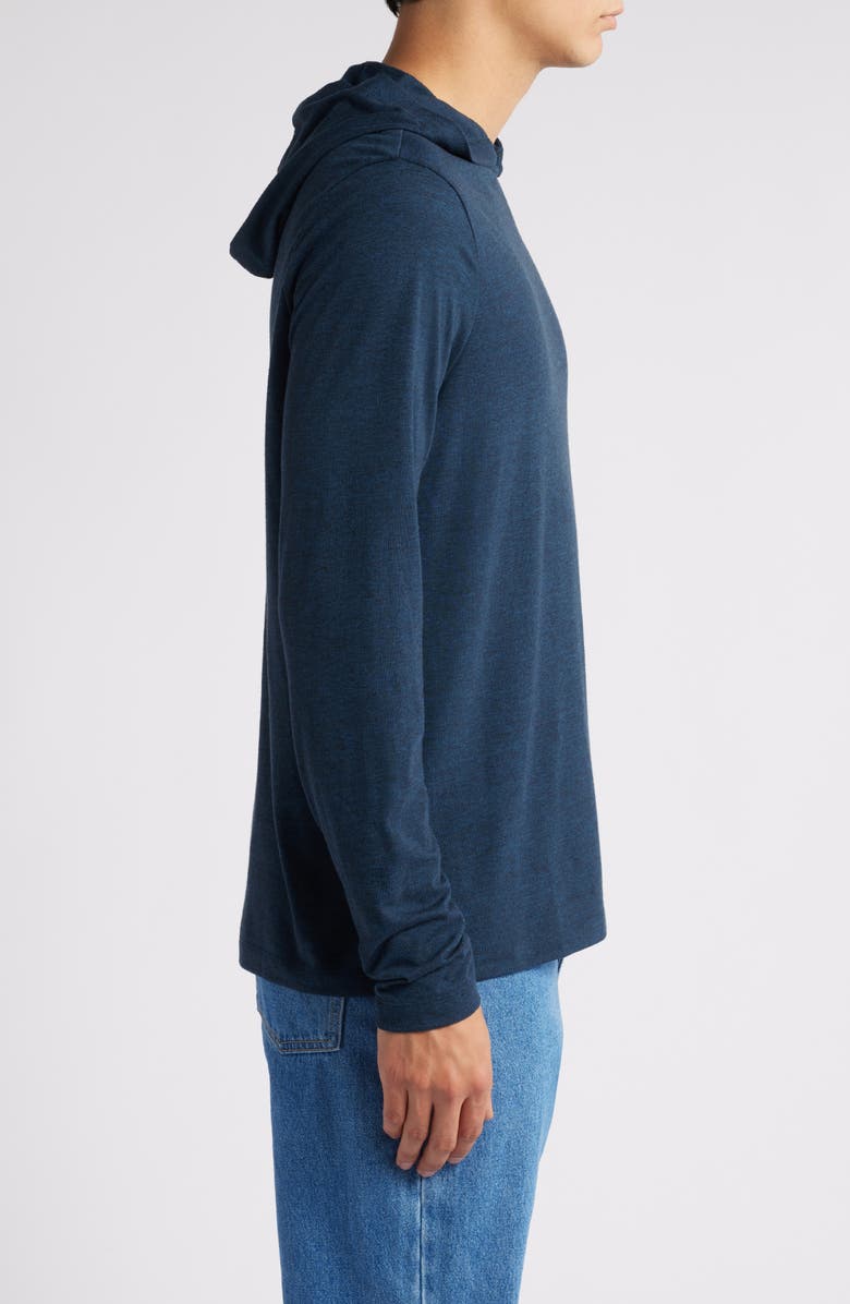 Threads 4 Thought Cabin Camping Long Sleeve Hooded Graphic T-Shirt, Alternate, color, 