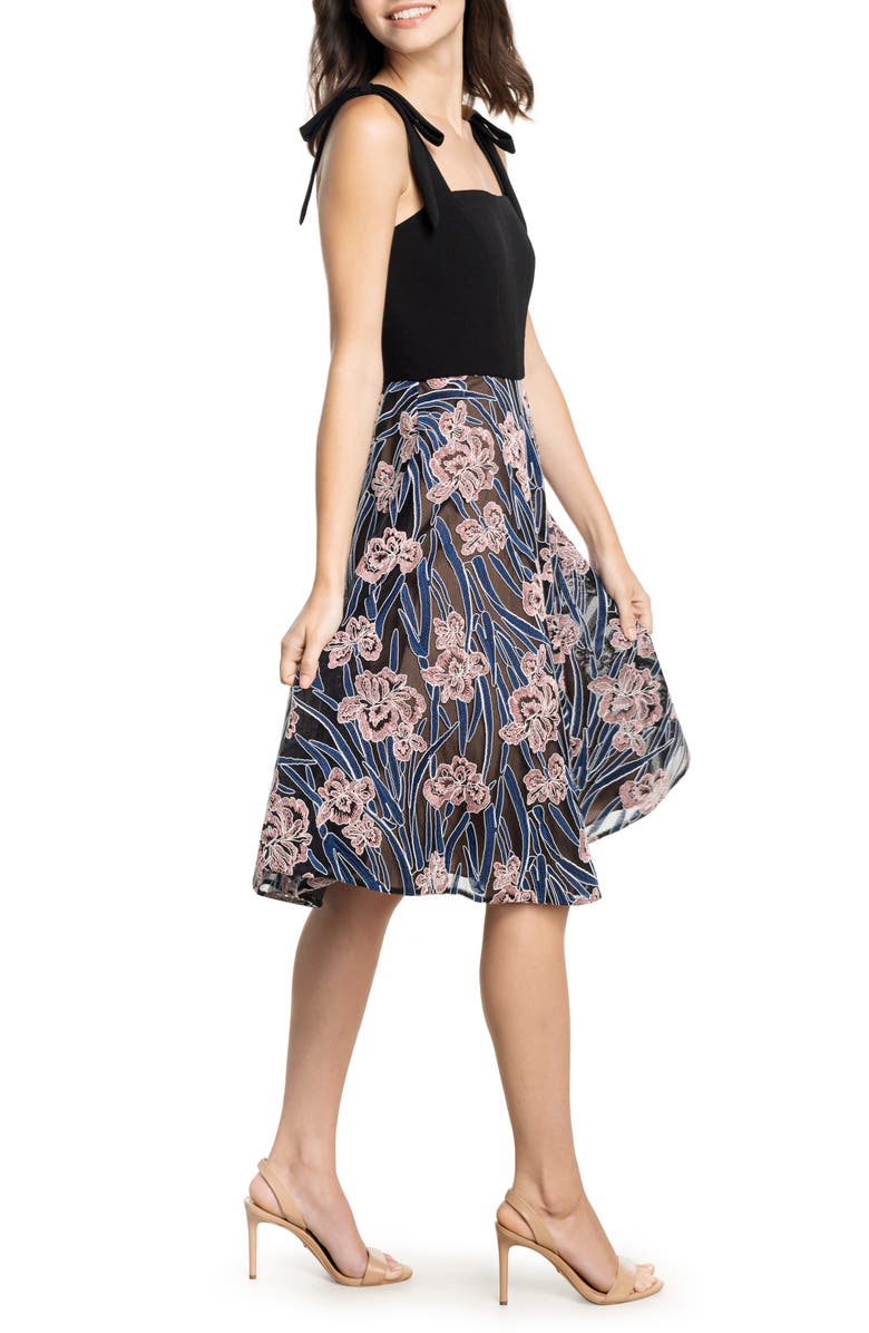 Dress the Population Saige Tie Shoulder Dress, Alternate, color,