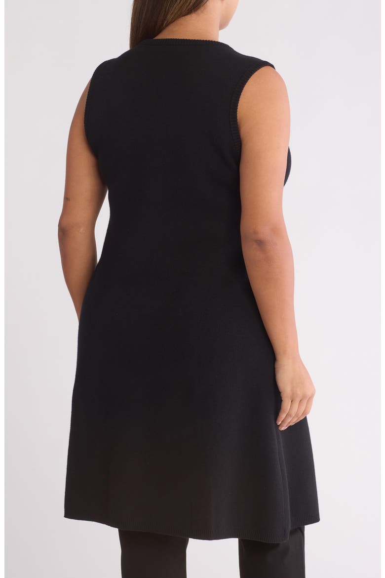 Rosaline Sweater Vest, Alternate, color, BLACK