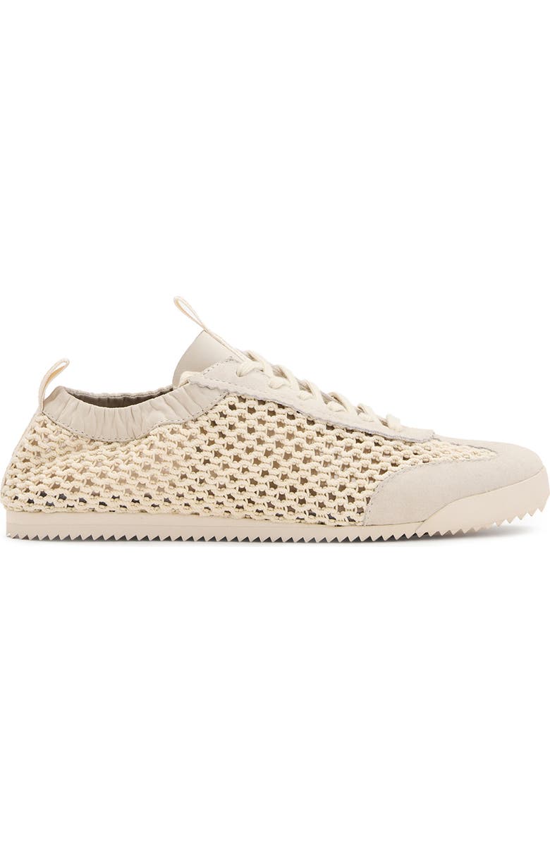 AllSaints Kenny Woven Runner Sneaker, Alternate, color, Chalk White