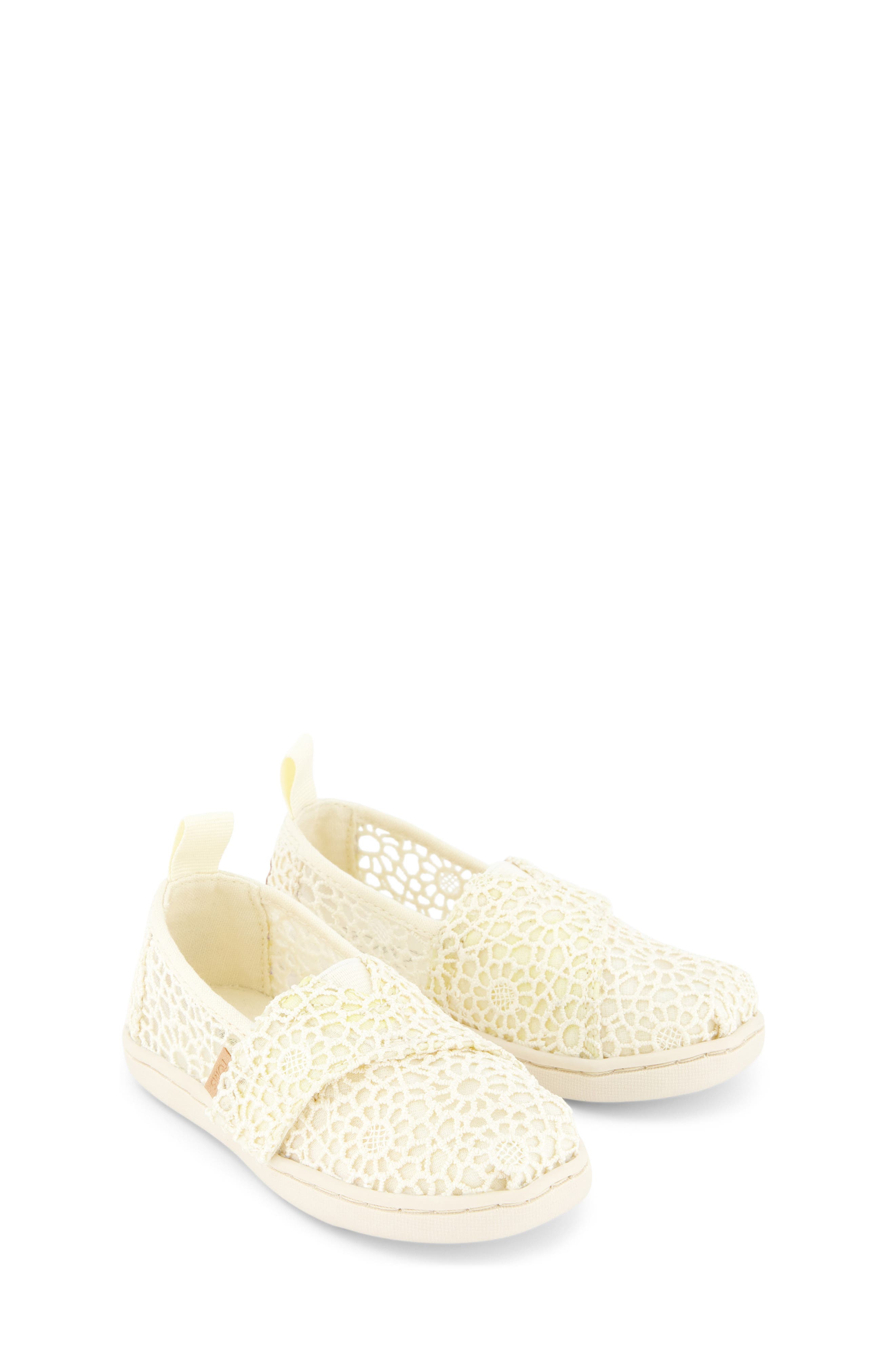 TOMS Kids' Alpargata Slip-On Sneaker, Alternate, color, Natural