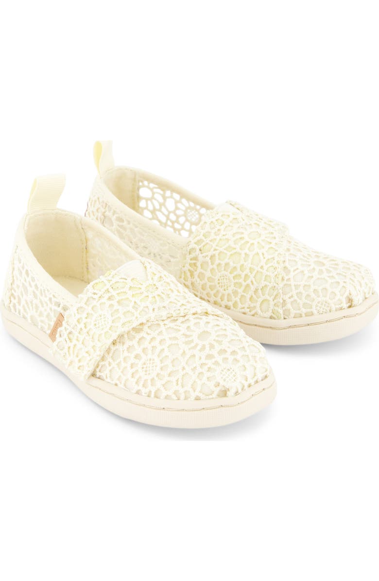 TOMS Kids' Alpargata Slip-On Sneaker, Alternate, color, Natural