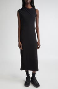 MELITTA BAUMEISTER Pierced Asymmetric Midi Dress
