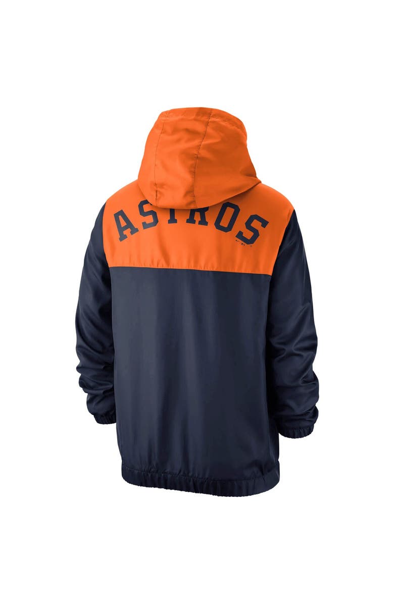 Nike Men's Nike Navy Houston Astros Anorak 1/2-Zip Pullover Hooded Jacket, Alternate, color, Navy