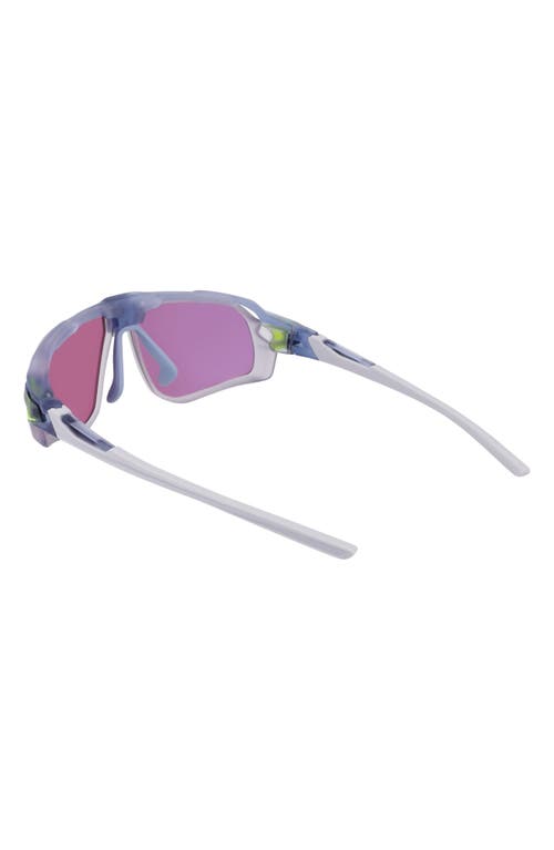 Nike Flyfree 72mm Rectangular Sunglasses In Purple