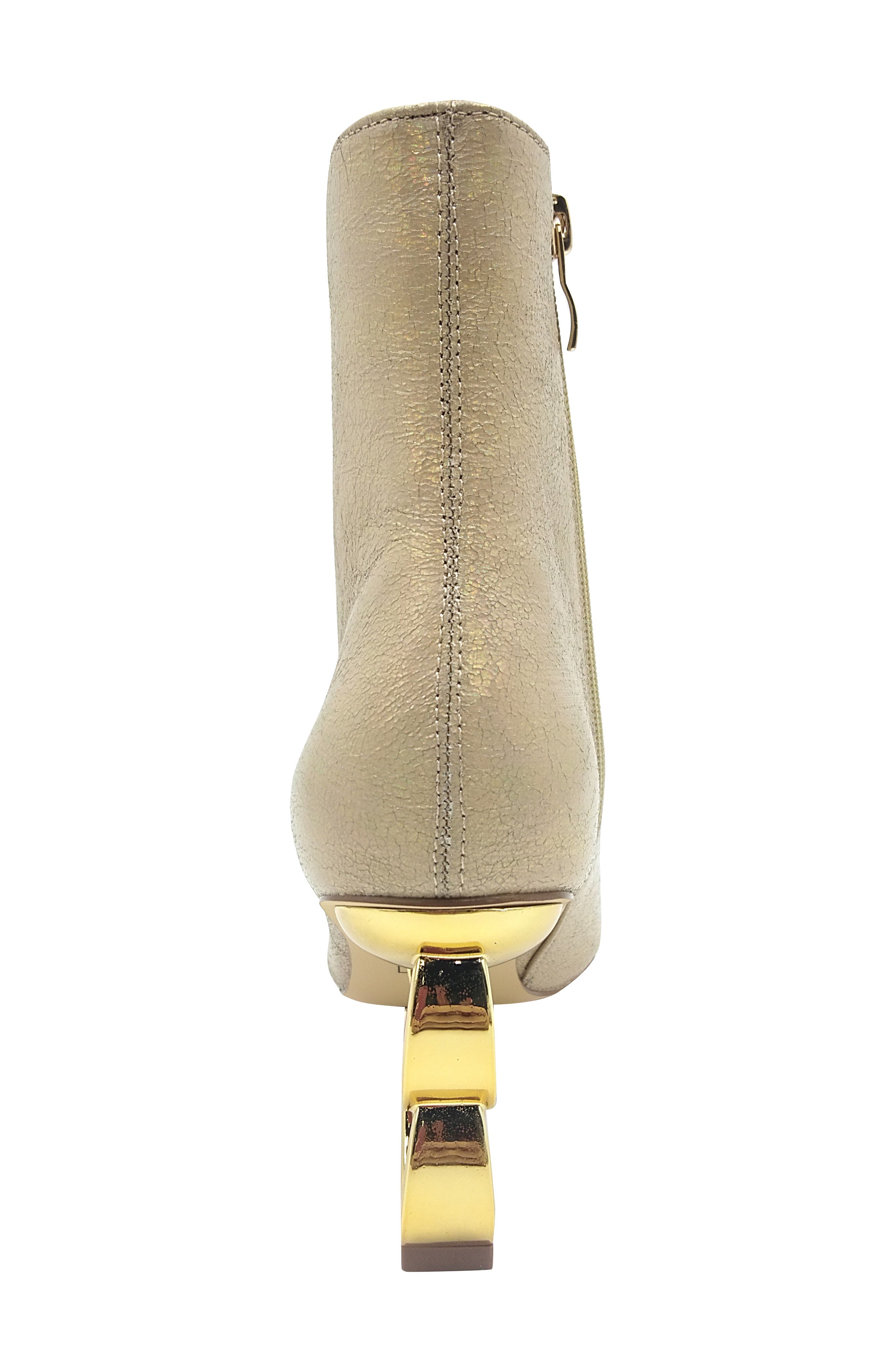 Roxy Pebbled Ankle Boot, Alternate, color, GOLD
