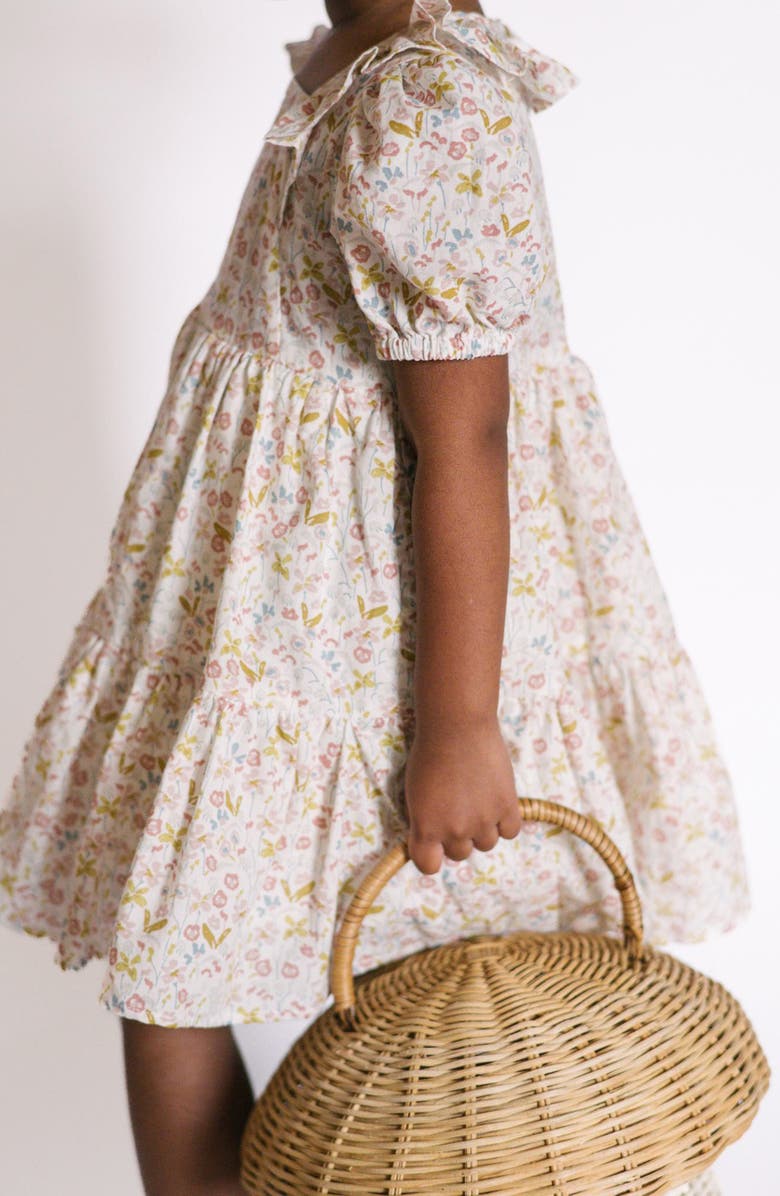 Pehr Kids' Floral Tiered Organic Cotton Dress, Alternate, color, Floret