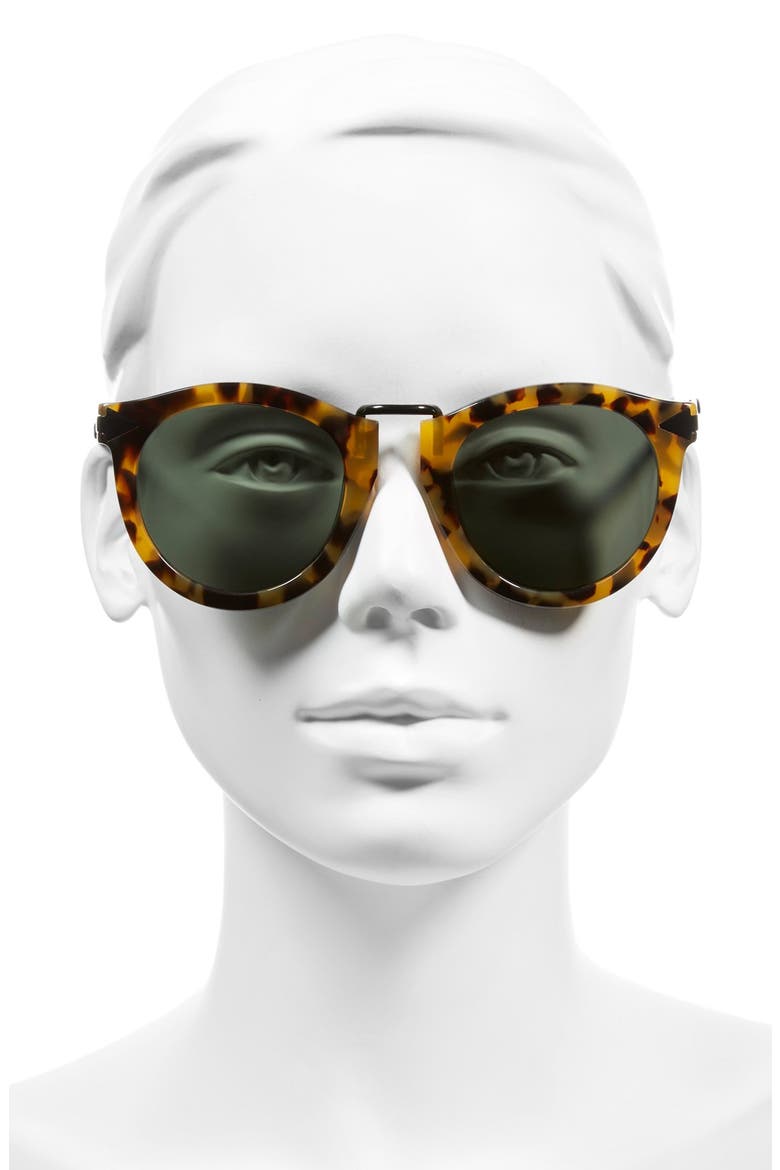 'Harvest' 50mm Sunglasses, Alternate, color, CRAZY TORTOISE