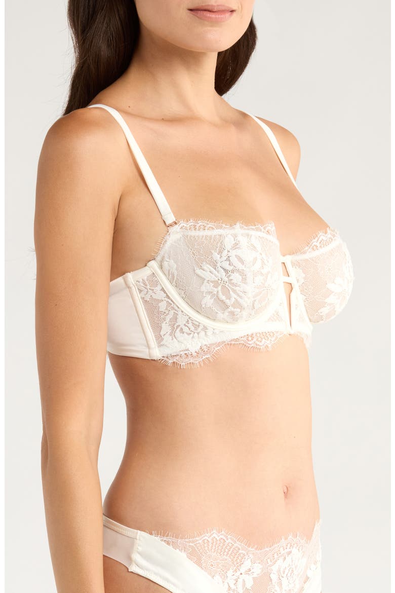 Tiah Lace Underwire Bra, Alternate, color, SNOW WHITE