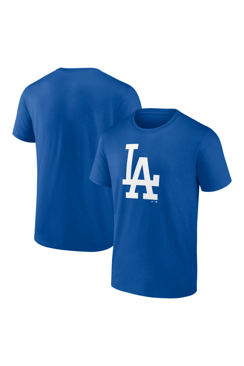Men's Logo Athletic Royal Los Angeles Dodgers Official Logo T-Shirt, Main, color, Royal