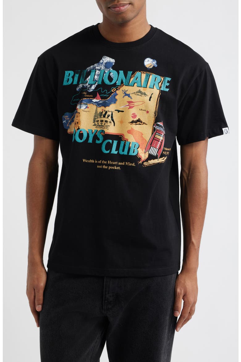 BB NY Cotton Graphic T-Shirt, Main, color, BLACK