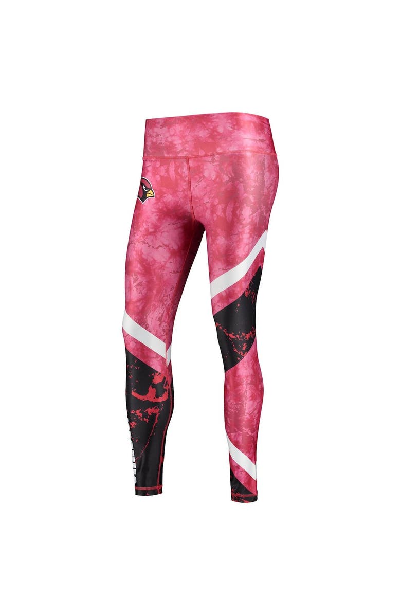 CONCEPTS SPORT Women's Concepts Sport Cardinal/Black Arizona Cardinals Dormer Knit Sublimated Leggings, Alternate, color, 