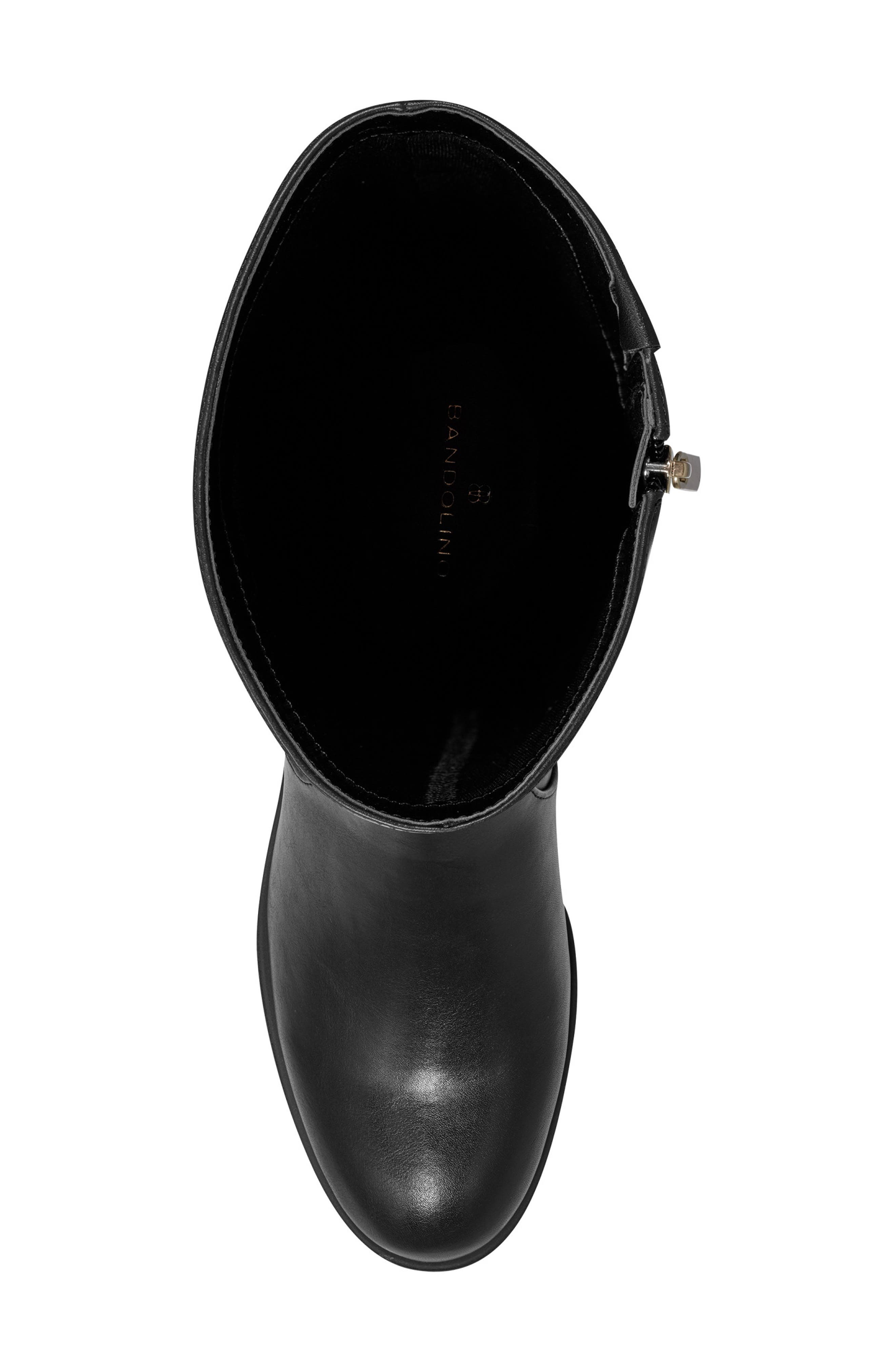 Bandolino Dennie Knee High Riding Boot, Alternate, color, Black