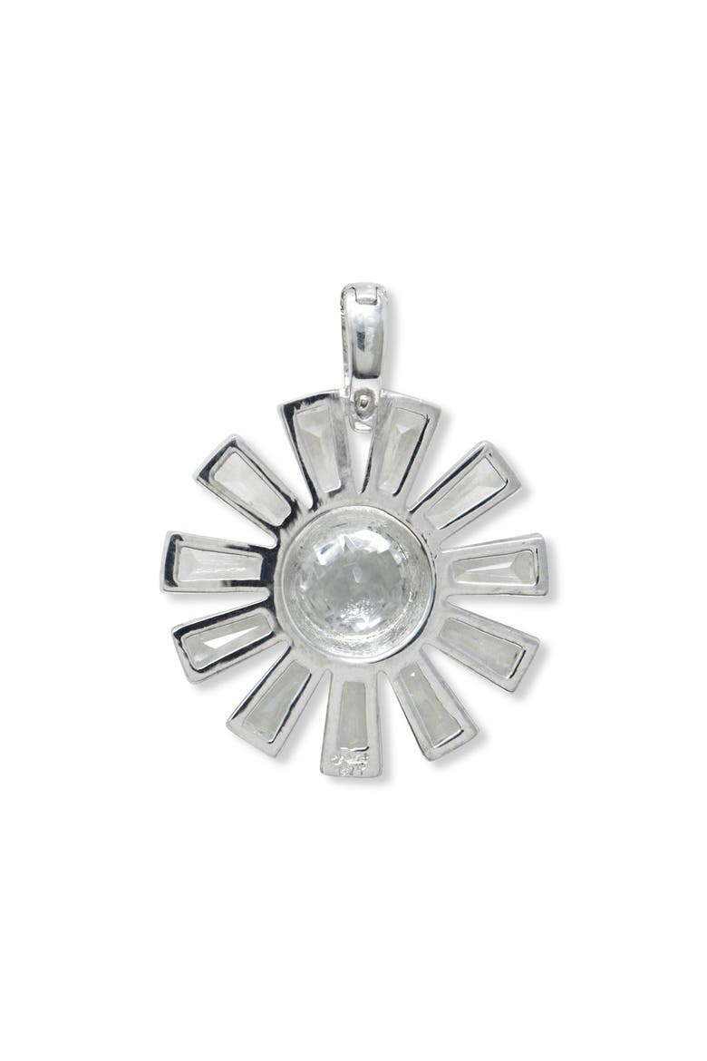 Windmill Charm, Alternate, color, CLEAR TOPAZ/ SILVER