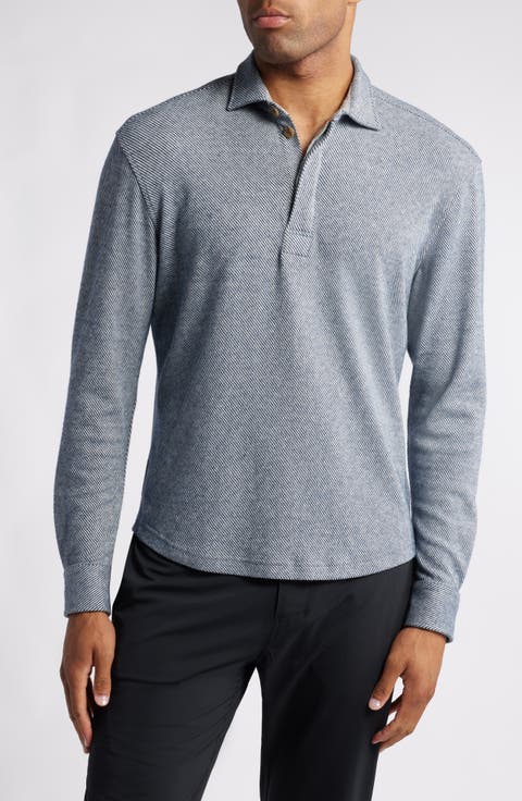 Middleton Long Sleeve Flannel Polo