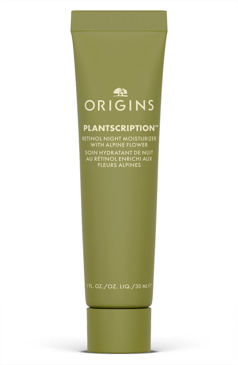 Origins Plantscription<sup>™</sup> Retinol Night Moisturizer with Alpine Flower, Main, color, 
