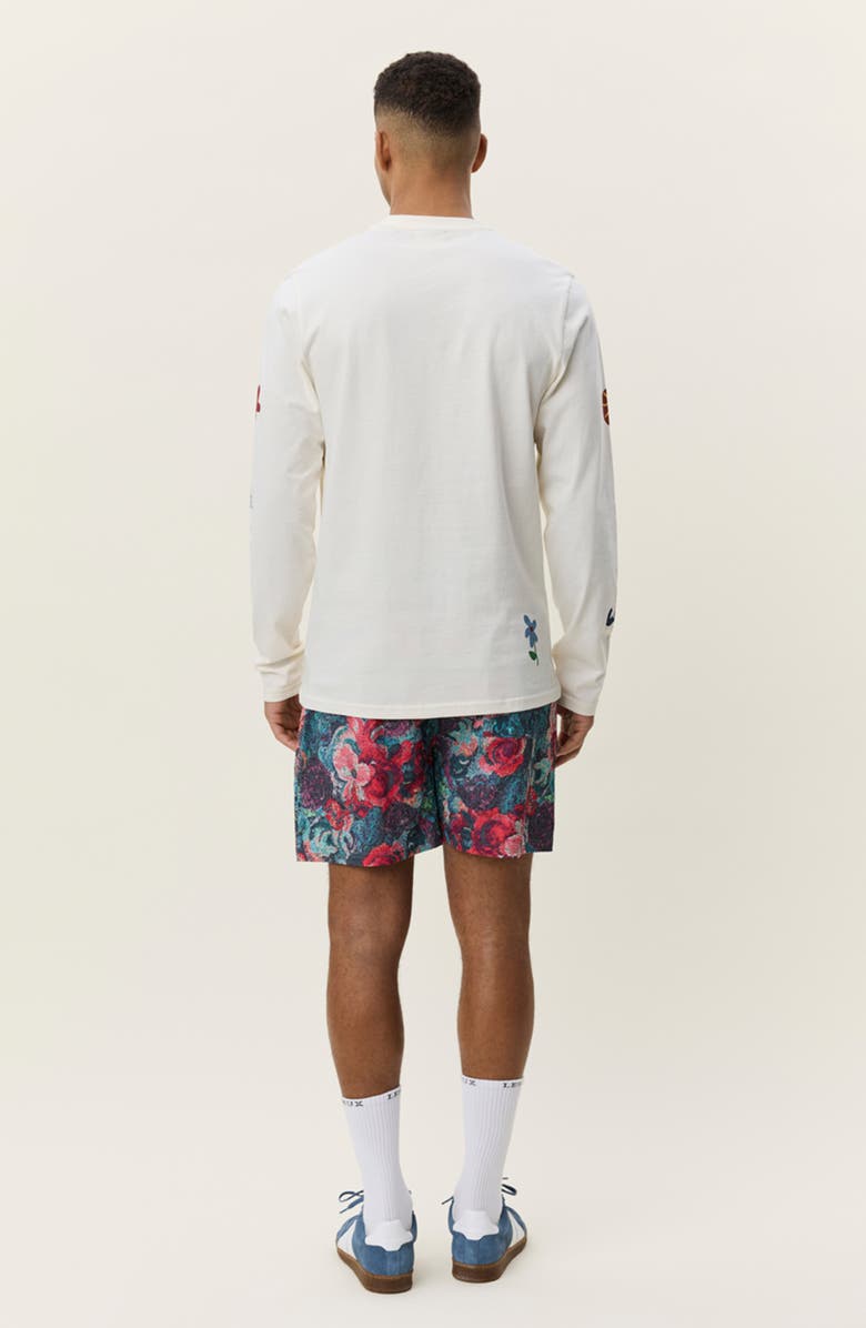Les Deux Café Long Sleeve Cotton Graphic T-Shirt, Alternate, color, Light Ivory