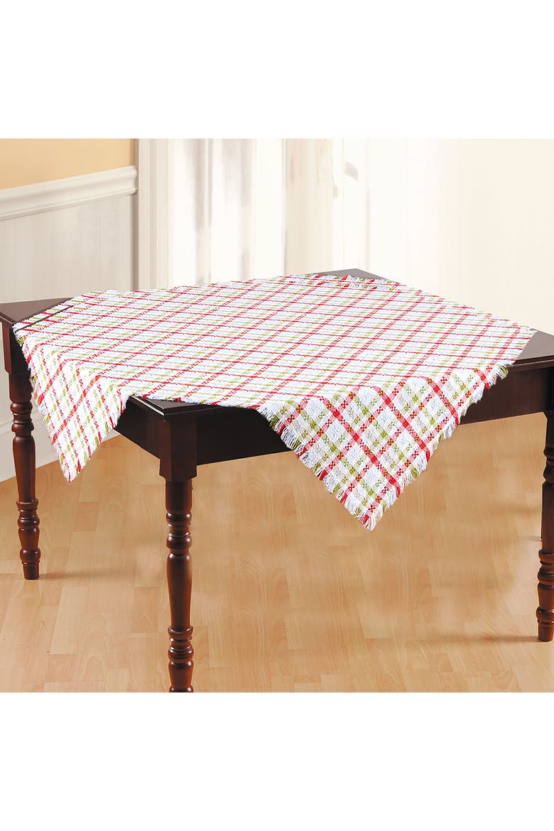 Hannah Dining Tablecloth, Main, color, Pink