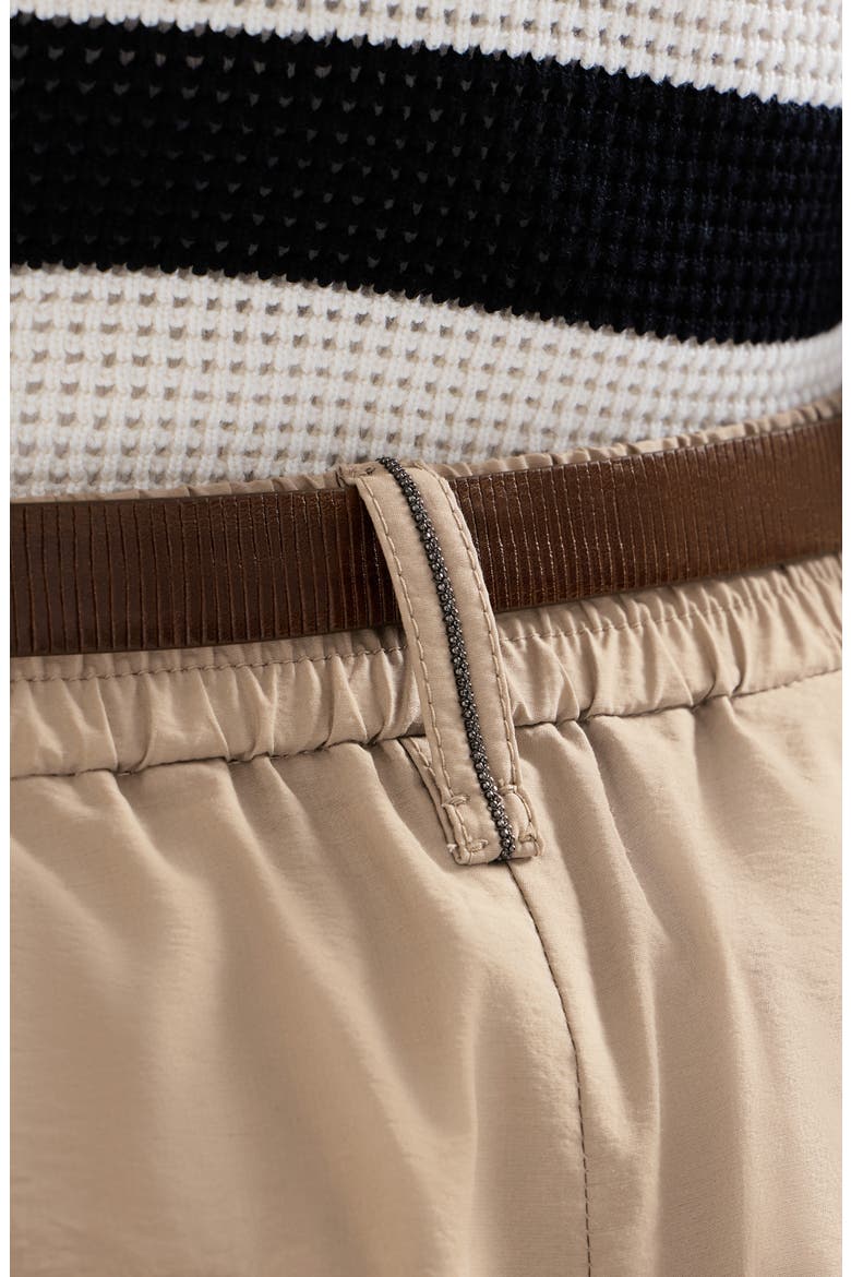 Boxy pleated trousers, Alternate, color, Espresso