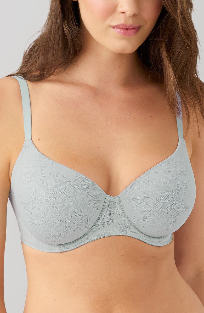 Wacoal Taking Sides Underwire Contour Bra, Main, color, Belgian Bloc