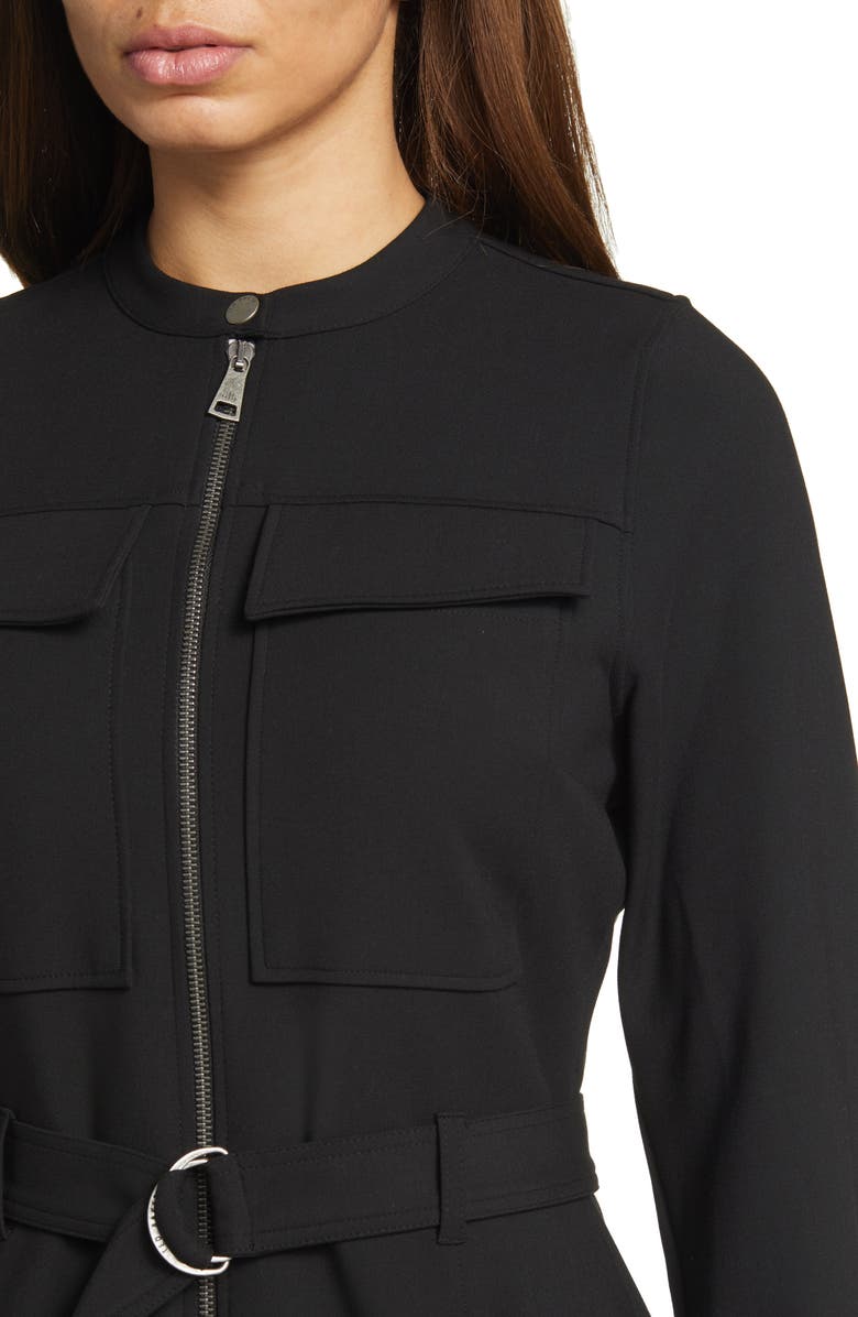 Ted Baker London Hattei Belted Long Sleeve Midi Dress, Alternate, color, 