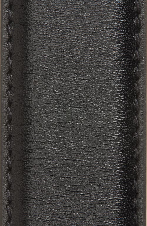 The Row Classic Leather Belt In Black