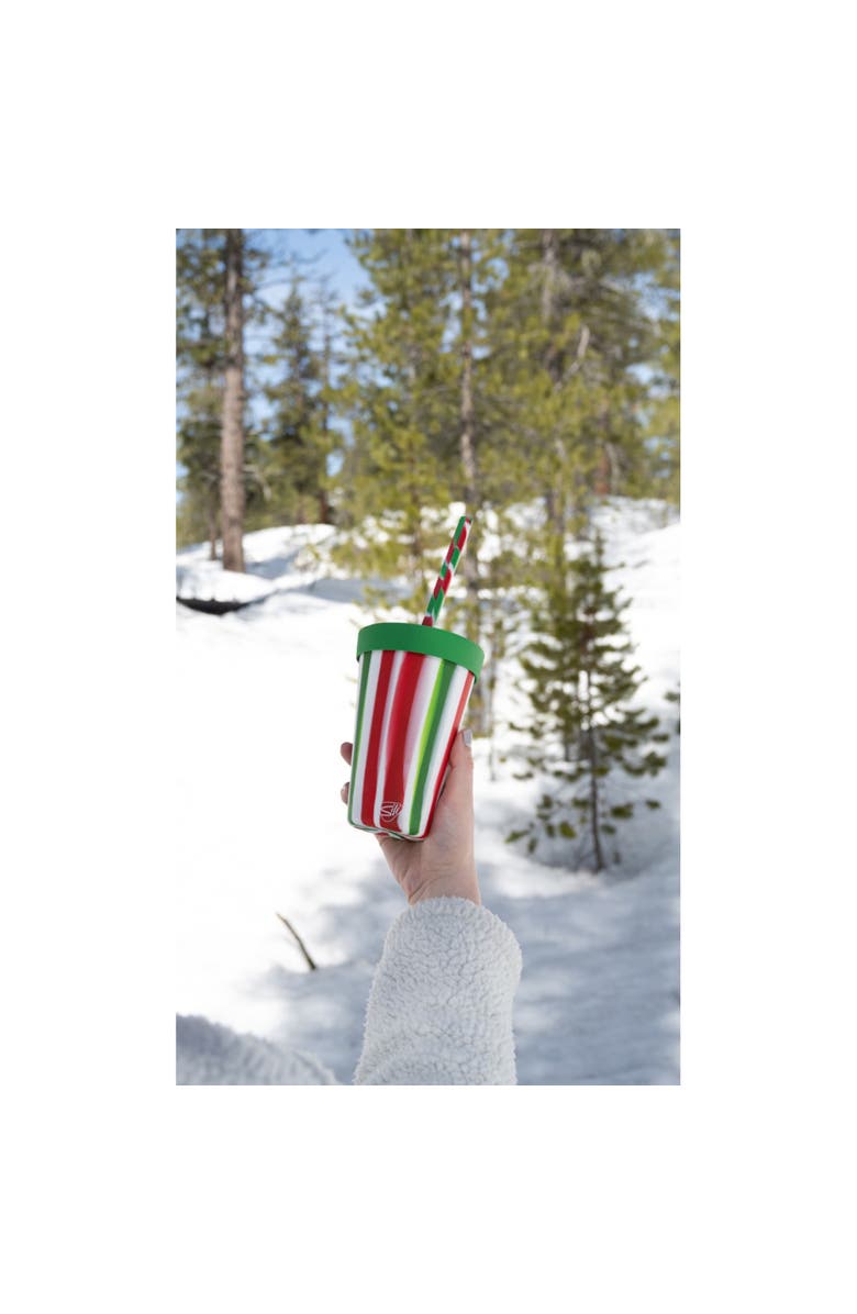 Silipint Silicone 16 Oz Straw Tumbler4 Pk, Alternate, color, Multicolored