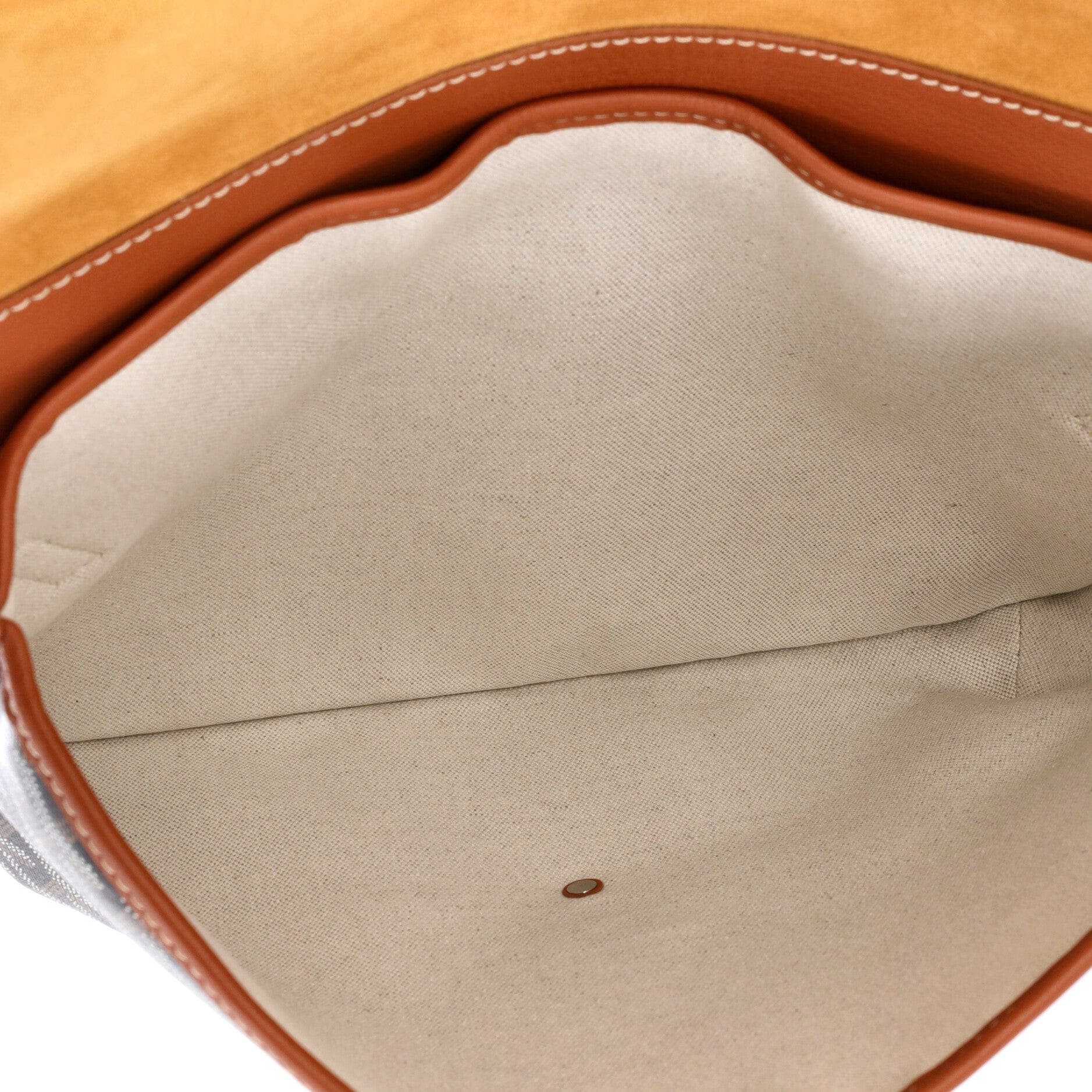 Coursier Messenger Bag Coated Canvas and Leather, Alternate, color, Brown