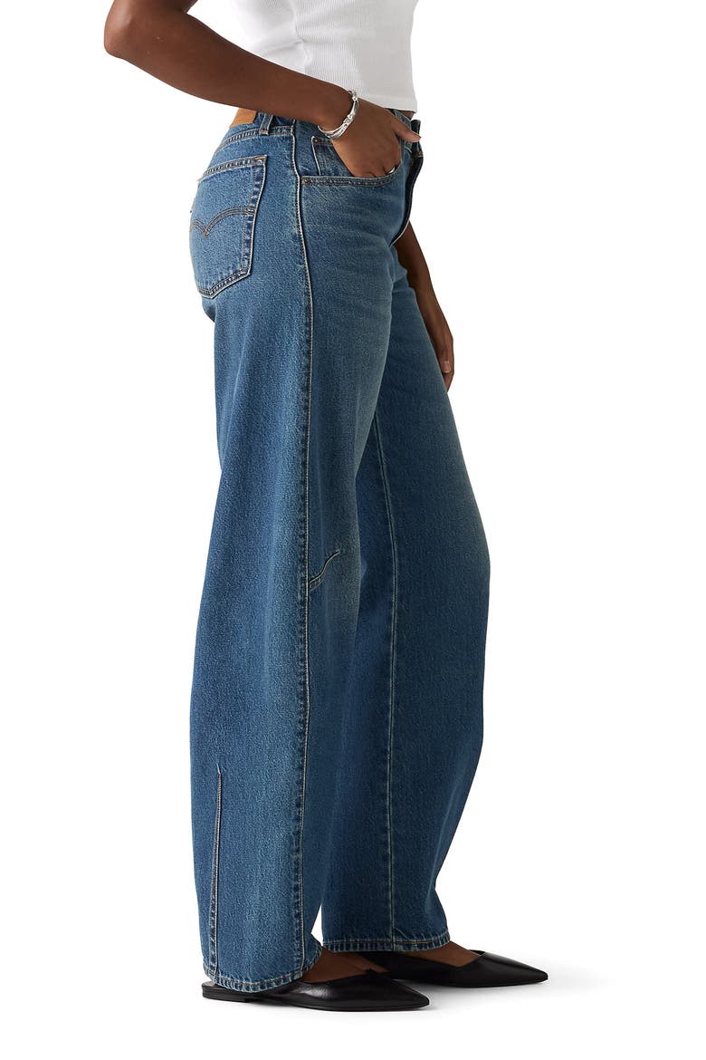 Baggy Dad Barrel Jeans, Alternate, color, MOST WANTED