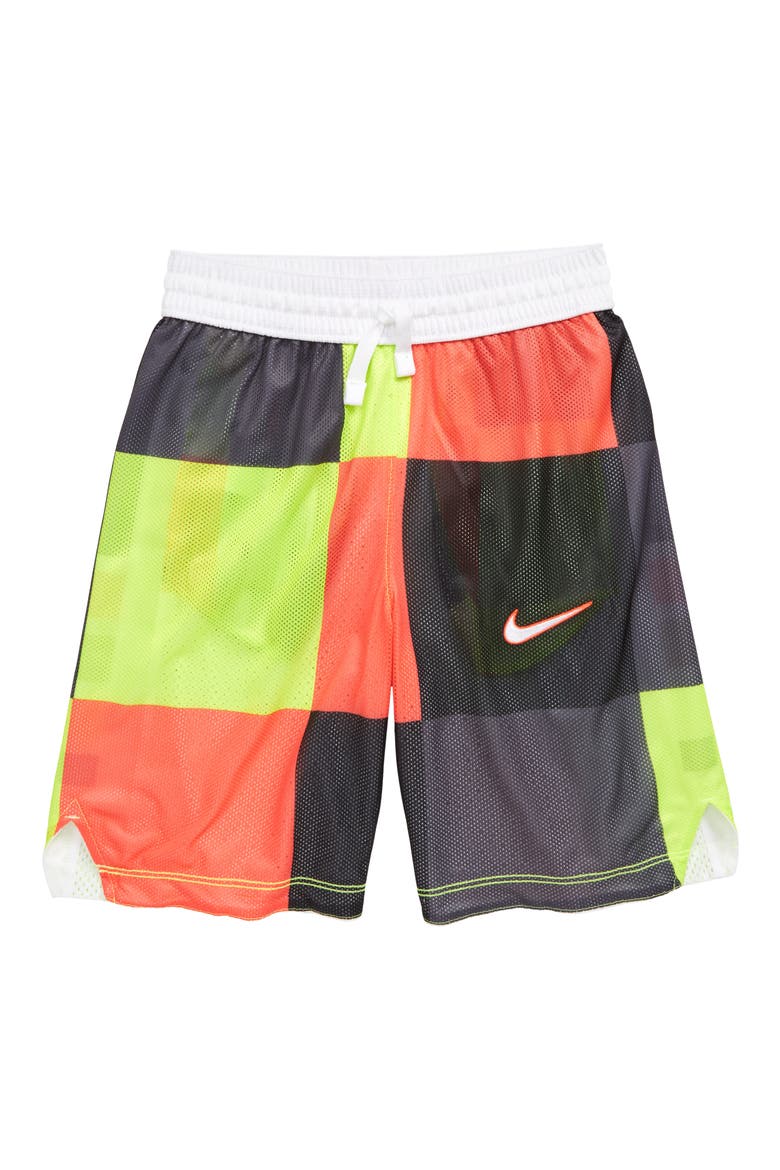 Kids' Elite Reversible Shorts, Alternate, color, WHITE