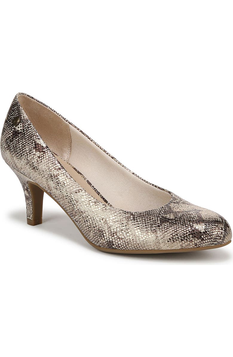 LifeStride Parigi Snake Embossed Pump, Main, color,