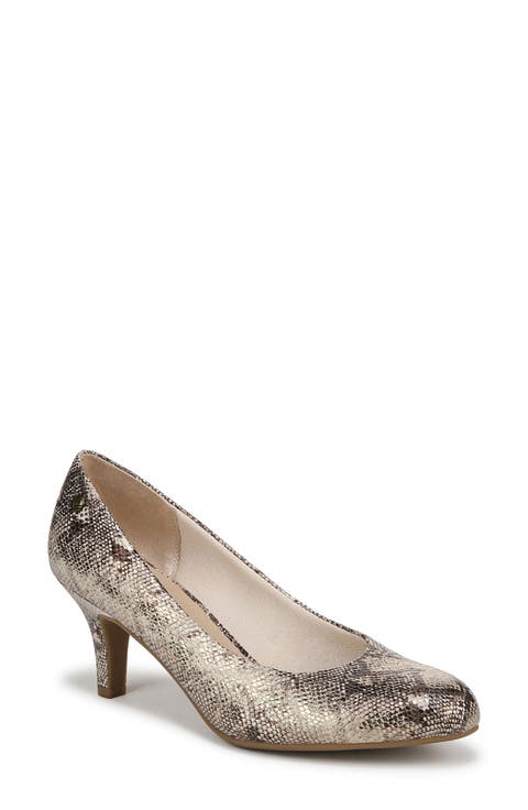 Parigi Snake Embossed Pump (Women)