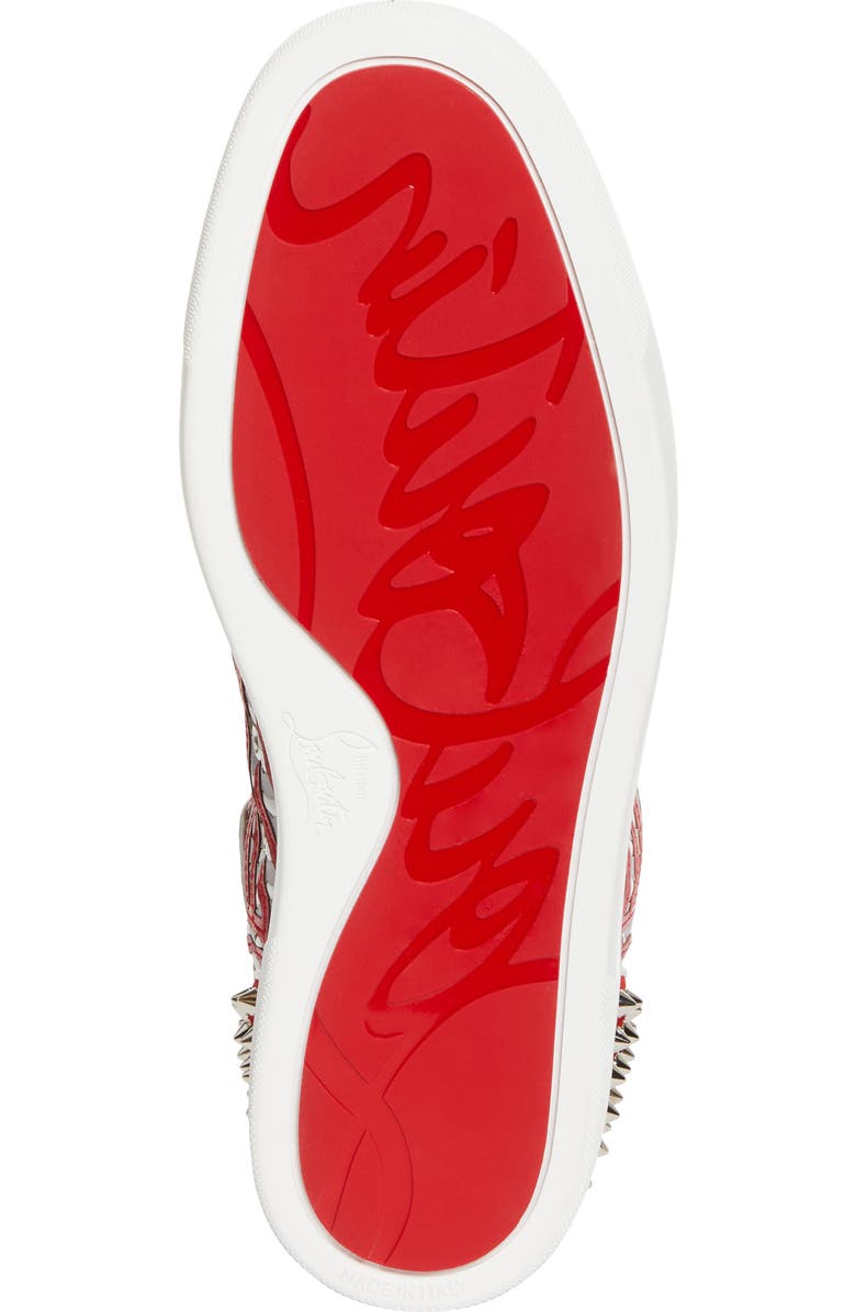 Christian Louboutin Louis No Limit Embellished High Top Sneaker, Alternate, color, Version Multi Loubi