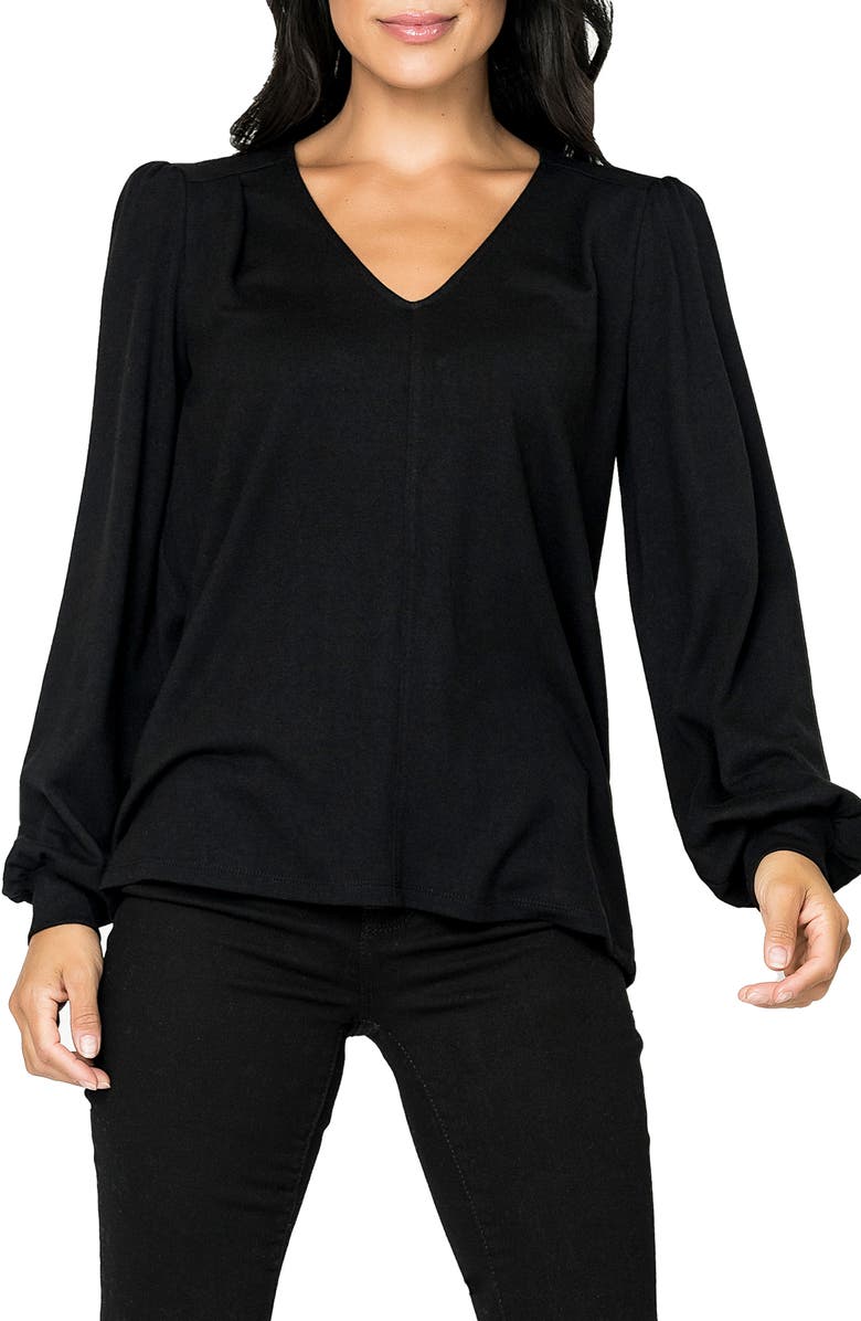 GIBSONLOOK V-Neck Sweater, Main, color, Black
