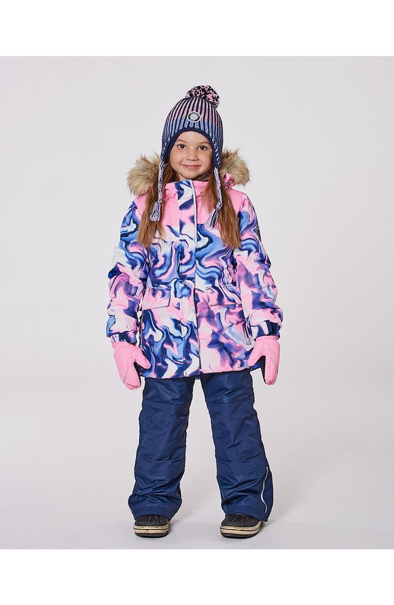 Deux par Deux Two-Piece Discover Snowsuit with Jacket, Main, color, Navy Blue