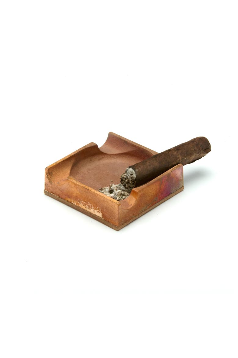 Raw Copper Ashtray, Alternate, color, Raw Copper
