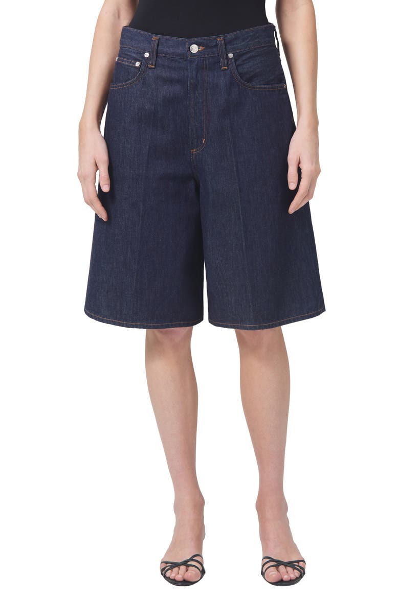 Nolan Denim Bermuda Shorts, Main, color, PURE RINSE IND