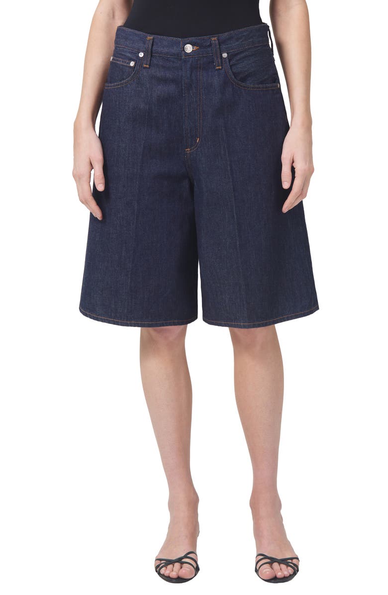 AGOLDE Nolan Denim Bermuda Shorts, Main, color,