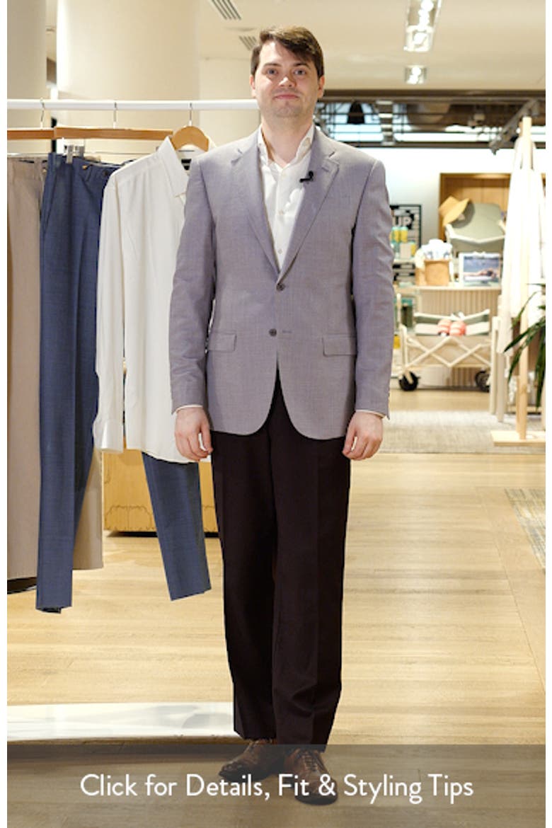 Light Purple Virgin Wool Sport Coat video