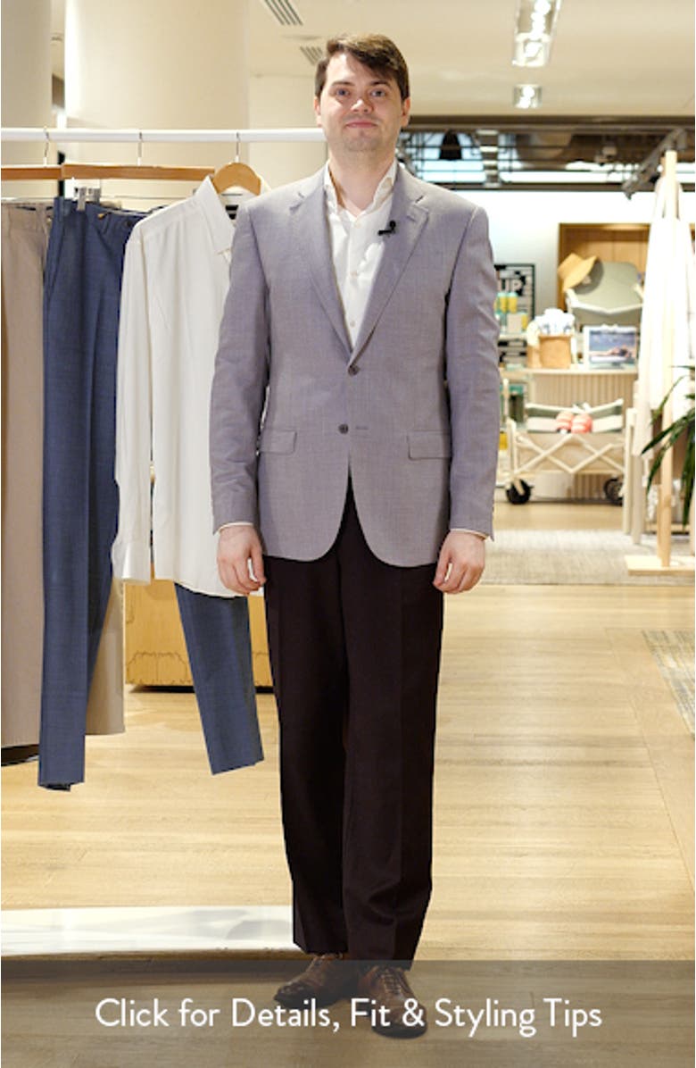 Light Purple Virgin Wool Sport Coat, sales video thumbnail